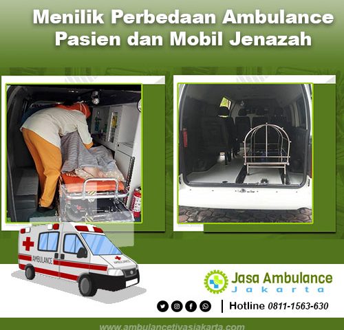 perbedaan ambulance pasien dan mobil jenazah